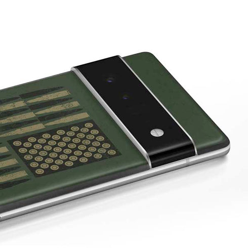 Bullet American Flag Google Pixel 6 Skin